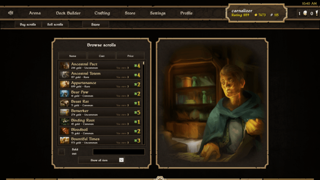 Scrolls screenshot