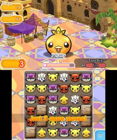 Pokemon Shuffle attack 2