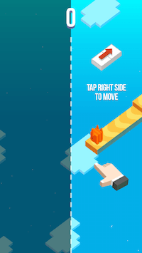 Showing tutorial screen.