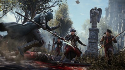 Assassin's Creed Unity fight screenshot