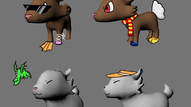 Goats on a Bridge concept render