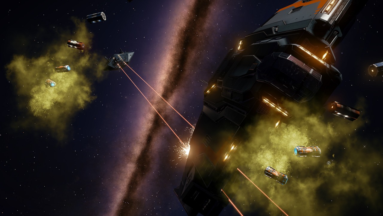 Elite Dangerous screenshot of leaked toxic cargo