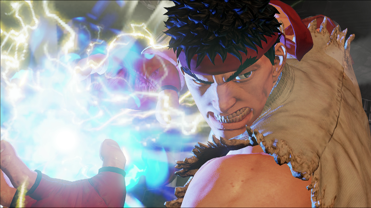 Street Fighter V screenshot of Ryu.
