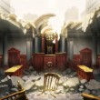 Phoenix Wright courtroom