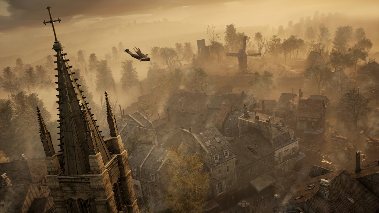 Diving from church steeples.