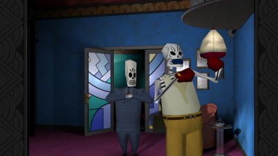 Domino in Grim Fandango Remastered