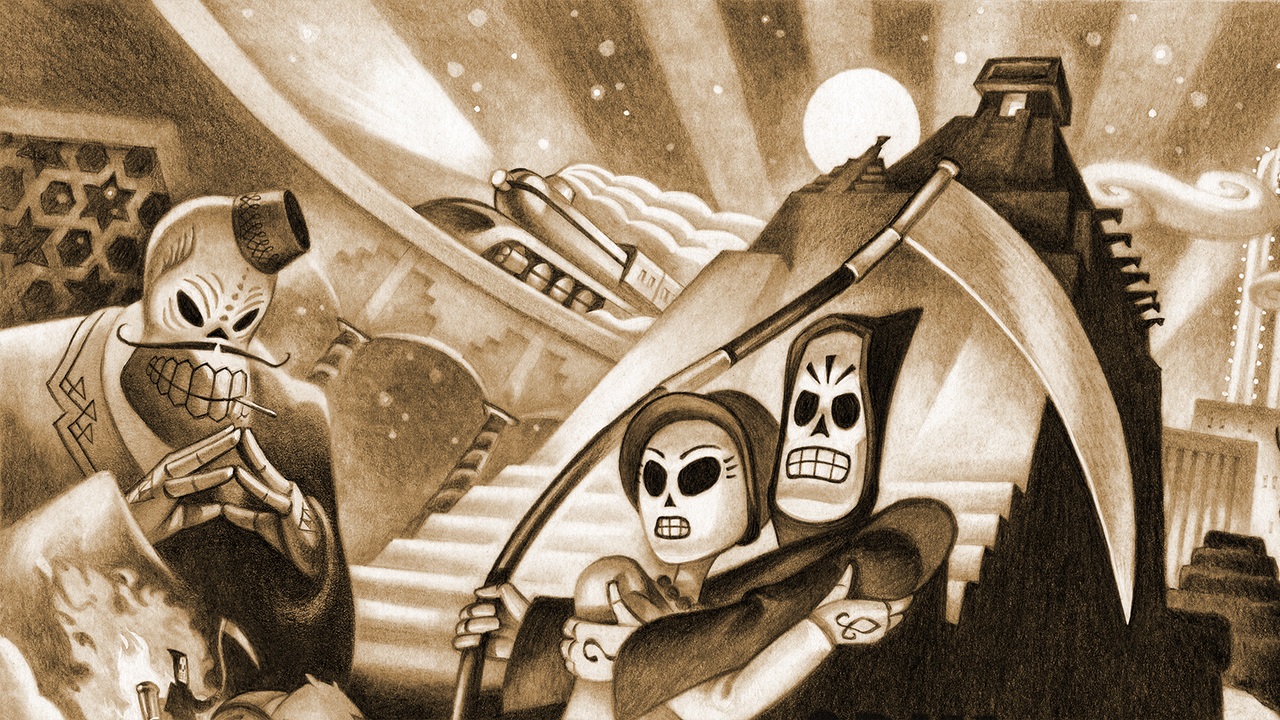 Grim Fandango original artwork