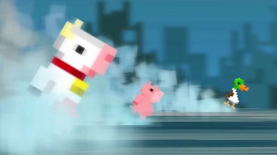 #IDARB screenshot of a giant cow and pig chasing a duck - seems like a handy metaphor for what's been happening, if ever we saw one.