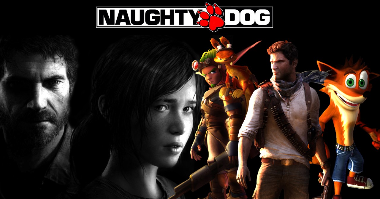 Montage of Naughty Dog characters