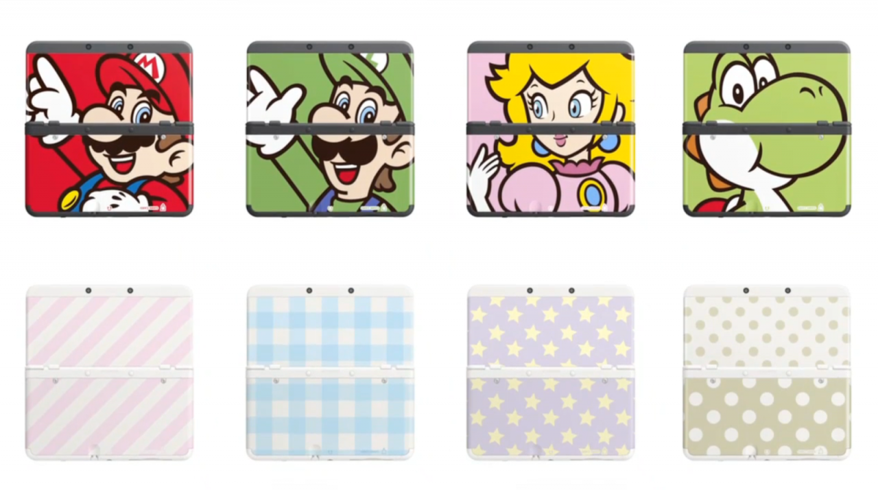 Visual face plates for the New 3DS console