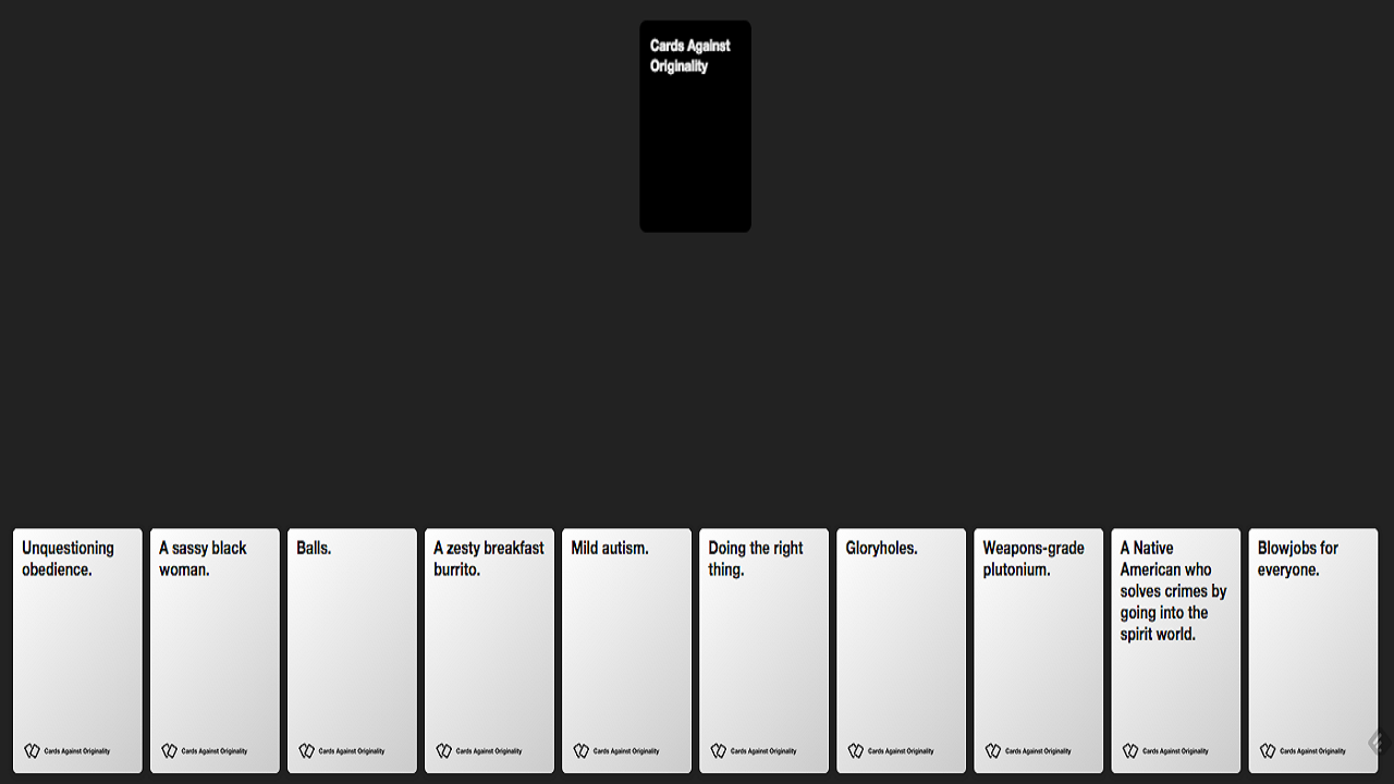 Cards Against Humanity
