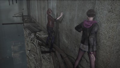 Claire and Moira, side by side Resident Evil Revelations 2