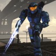 Spartan with laser sword