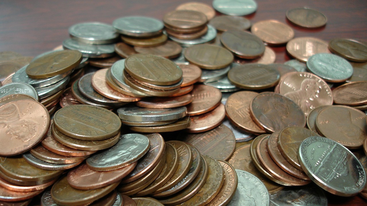 Piles of Coin