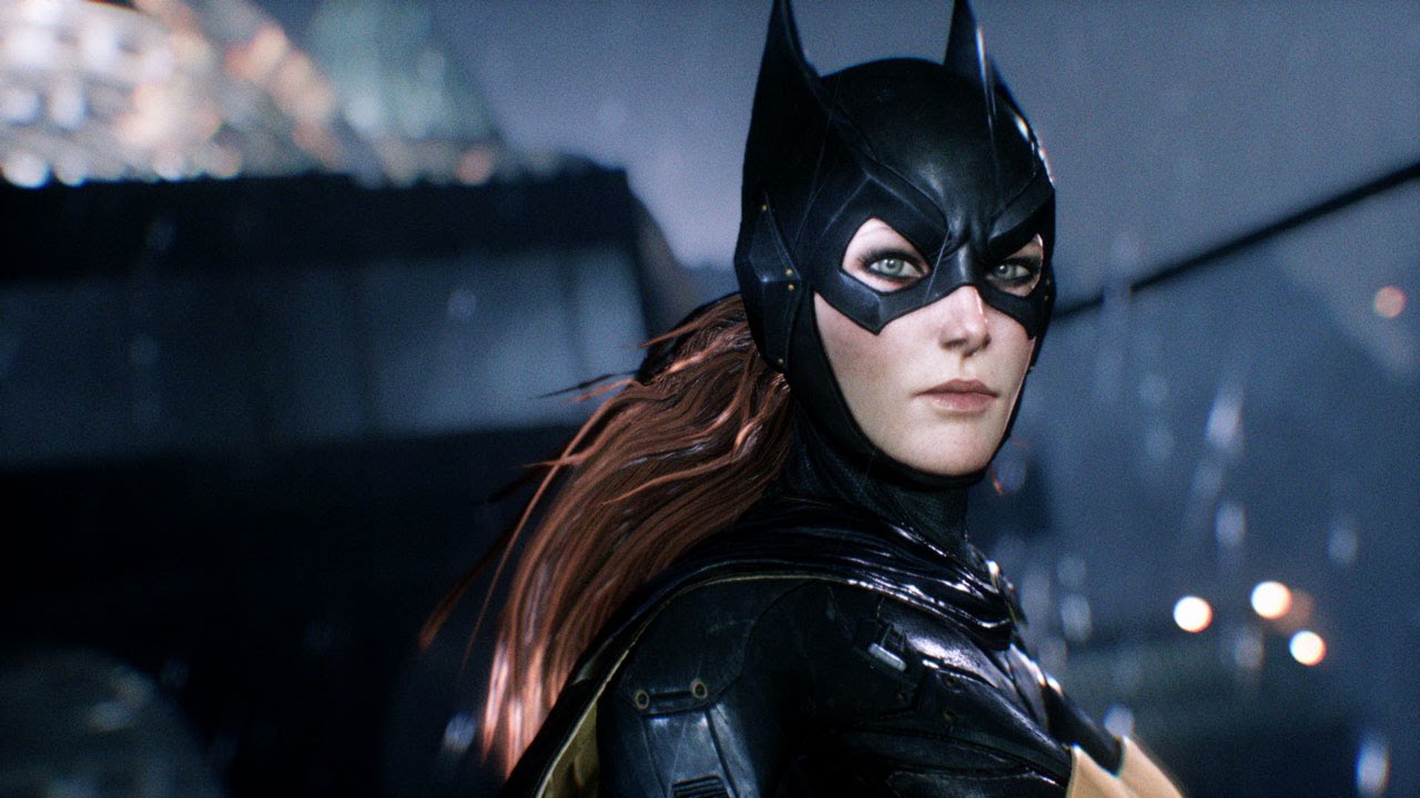 Screenshot of Batgirl from Batman: Arkham Knight's first DLC