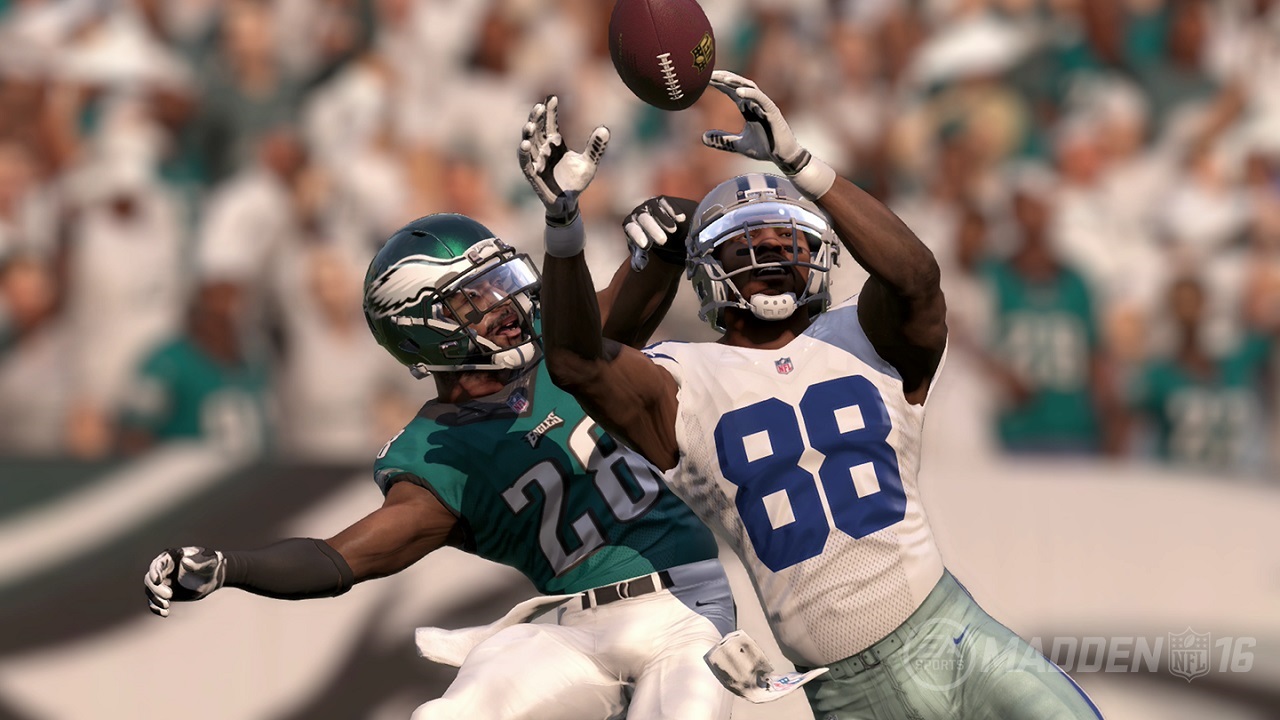 Promo image of players in Madden NFL 16