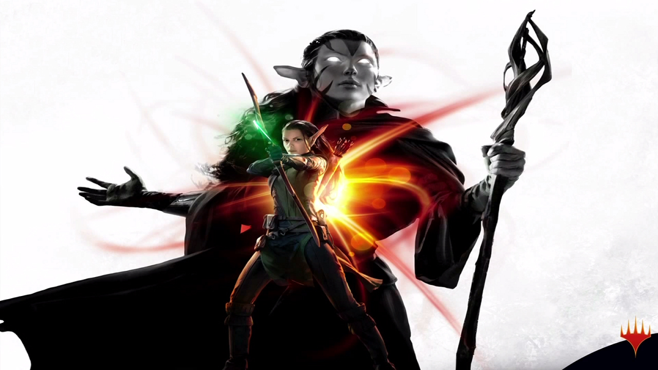 Promotion artwork for Nissa Revane of Magic Origins