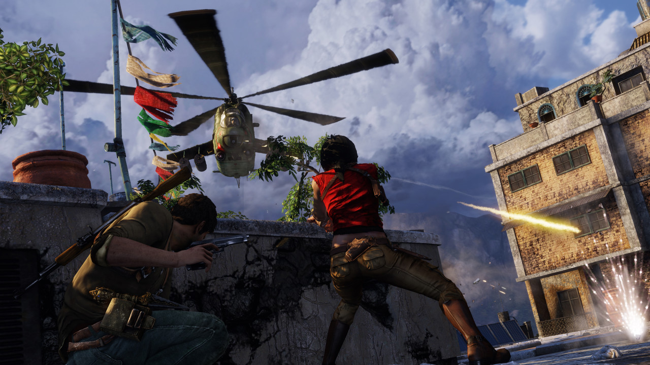 image of uncharted running on playstation 4