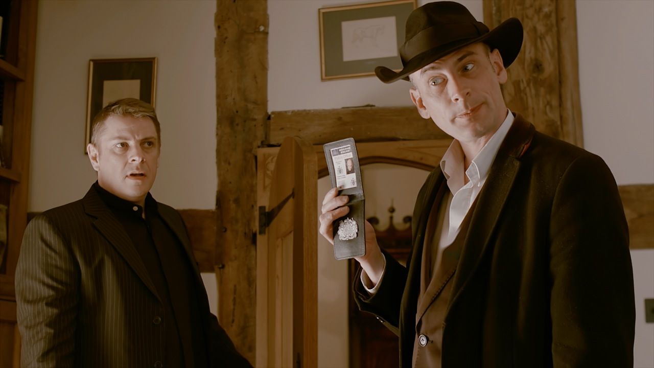 Lead actor Rupert Booth never met a facial expression he didn't like.