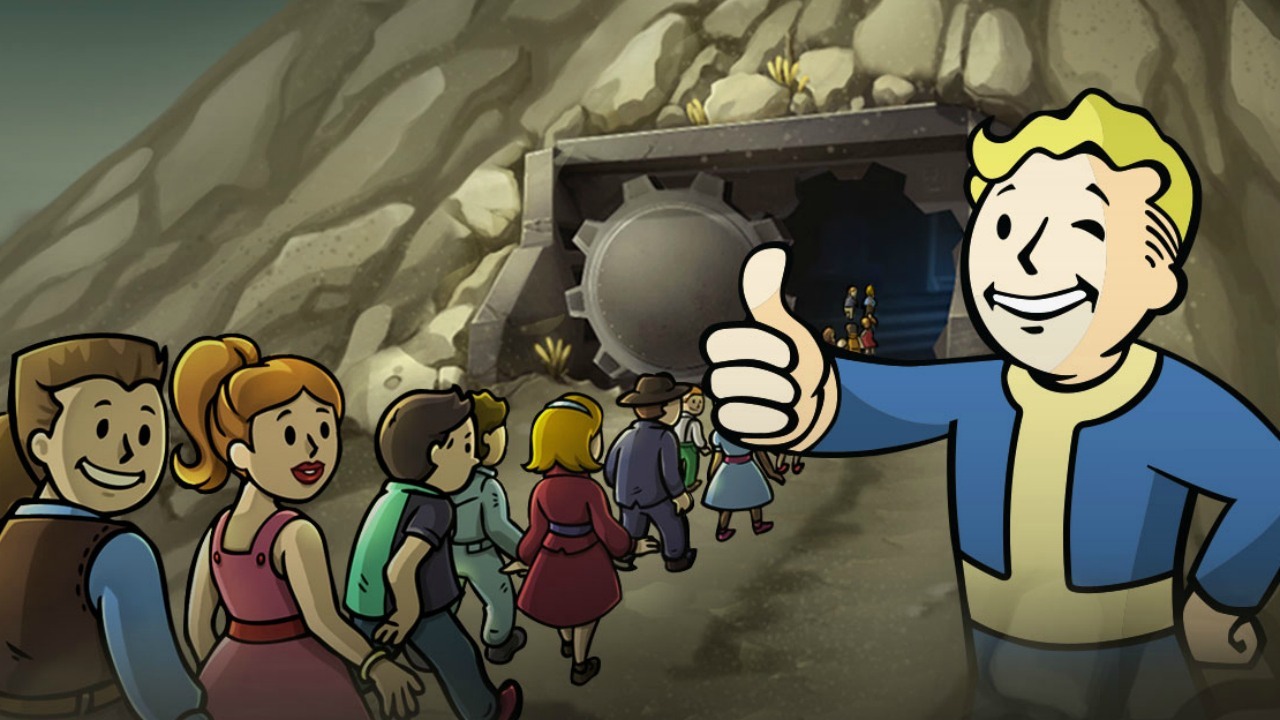 Fallout Shelter Android release promo art