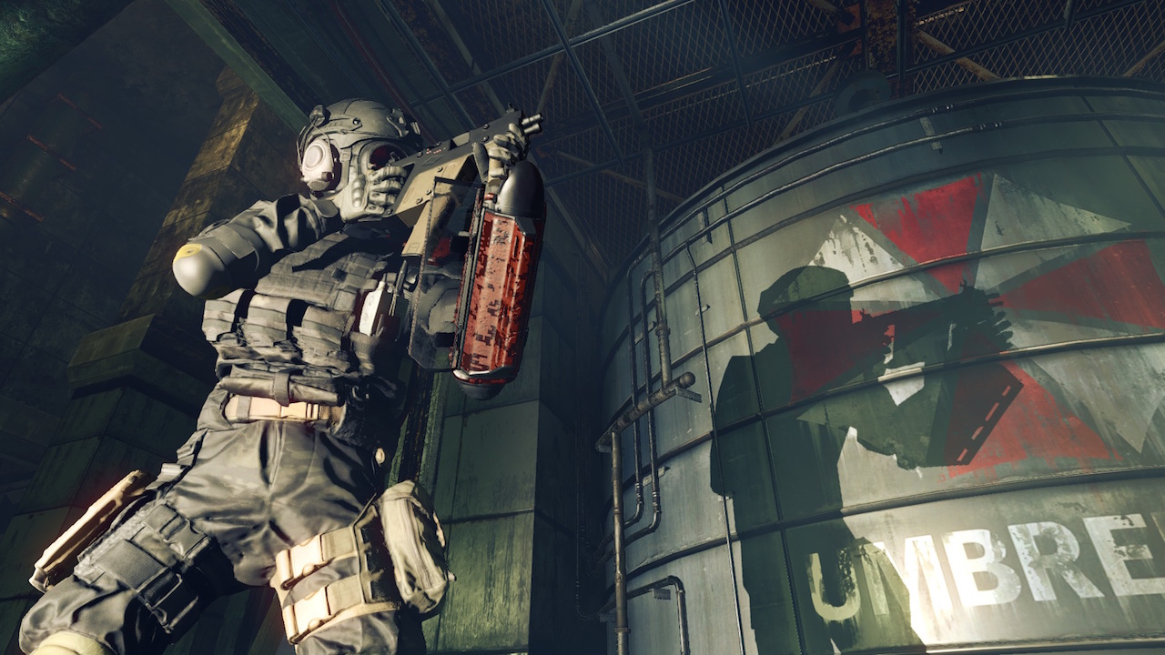The game is more reminiscent of Call of Duty than Resident Evil