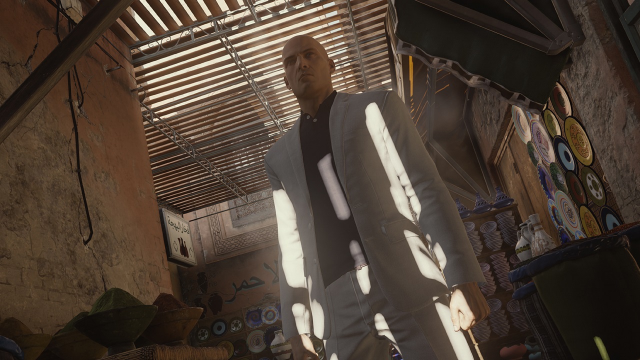 Looking rather dapper there, Agent 47.